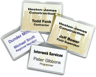 4 X 3 In. Magnetic Badge