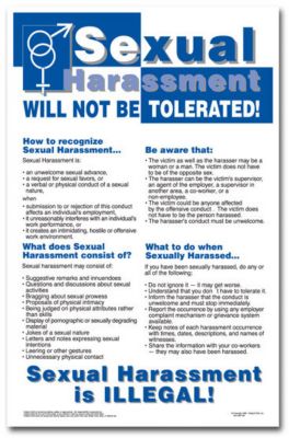 Sexual Harassment Poster