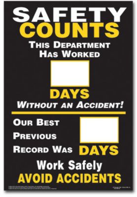 Days Without Accidents Post