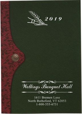 Madison Desk Planner Silver Imprint