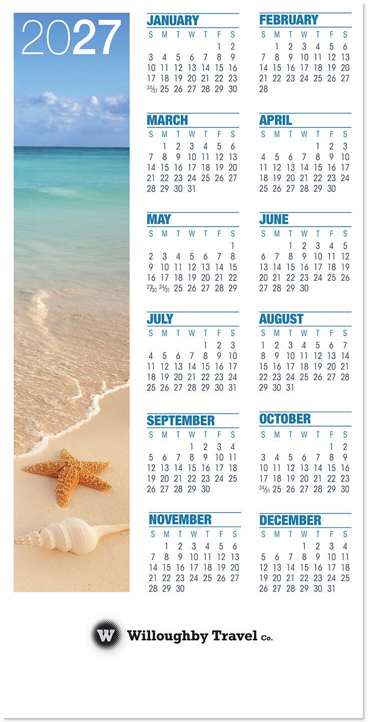 BEACH WARM WISHES CARD TO CALENDAR 8