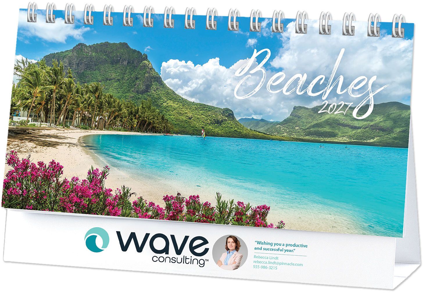 BEACHES FULL COLOR DESK CALENDAR 3