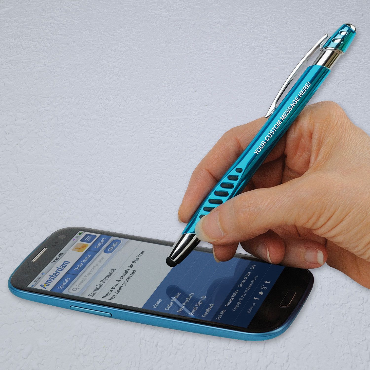 MAXFIELD STYLUS CELLO-WRAPPED PEN 8