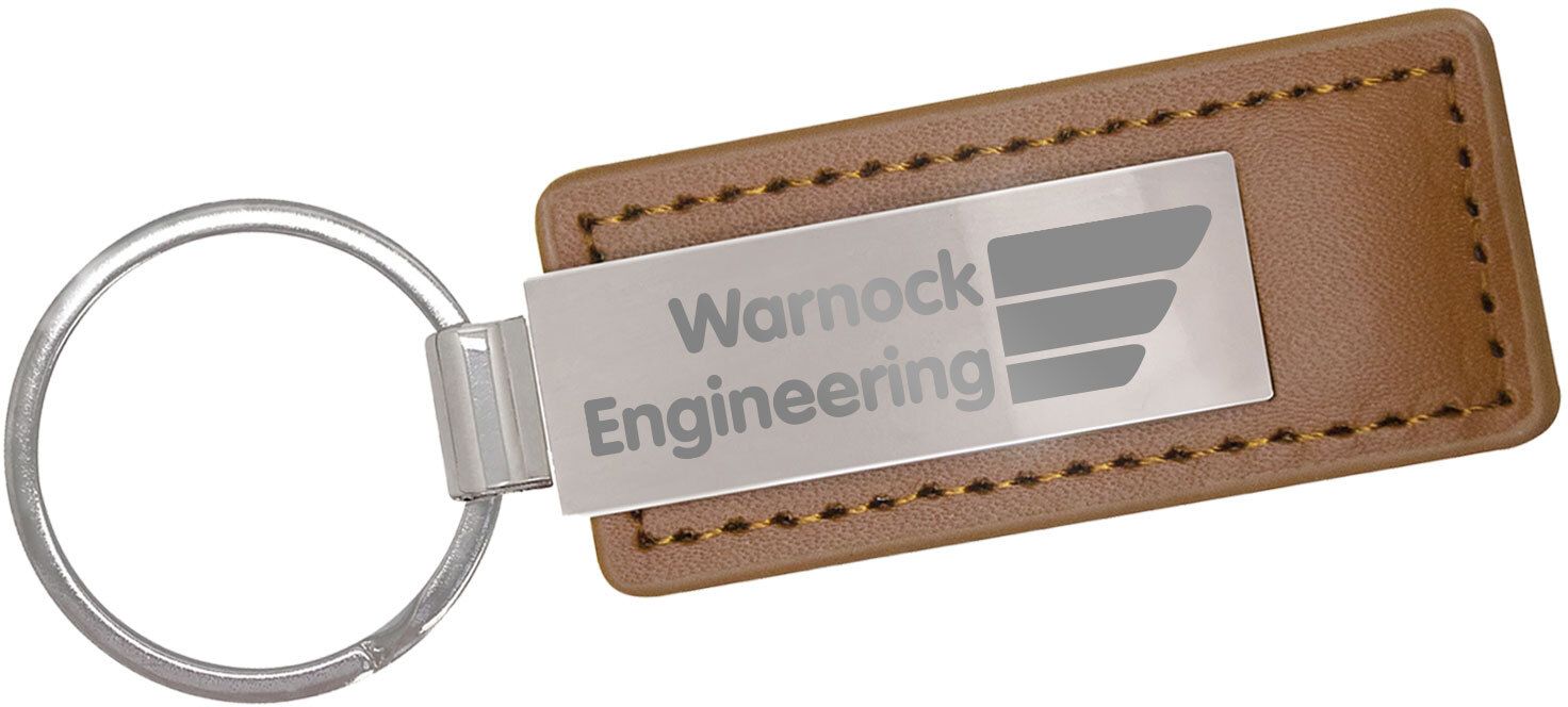 DUAL LEATHERETTE KEYCHAIN GIFT SET 7