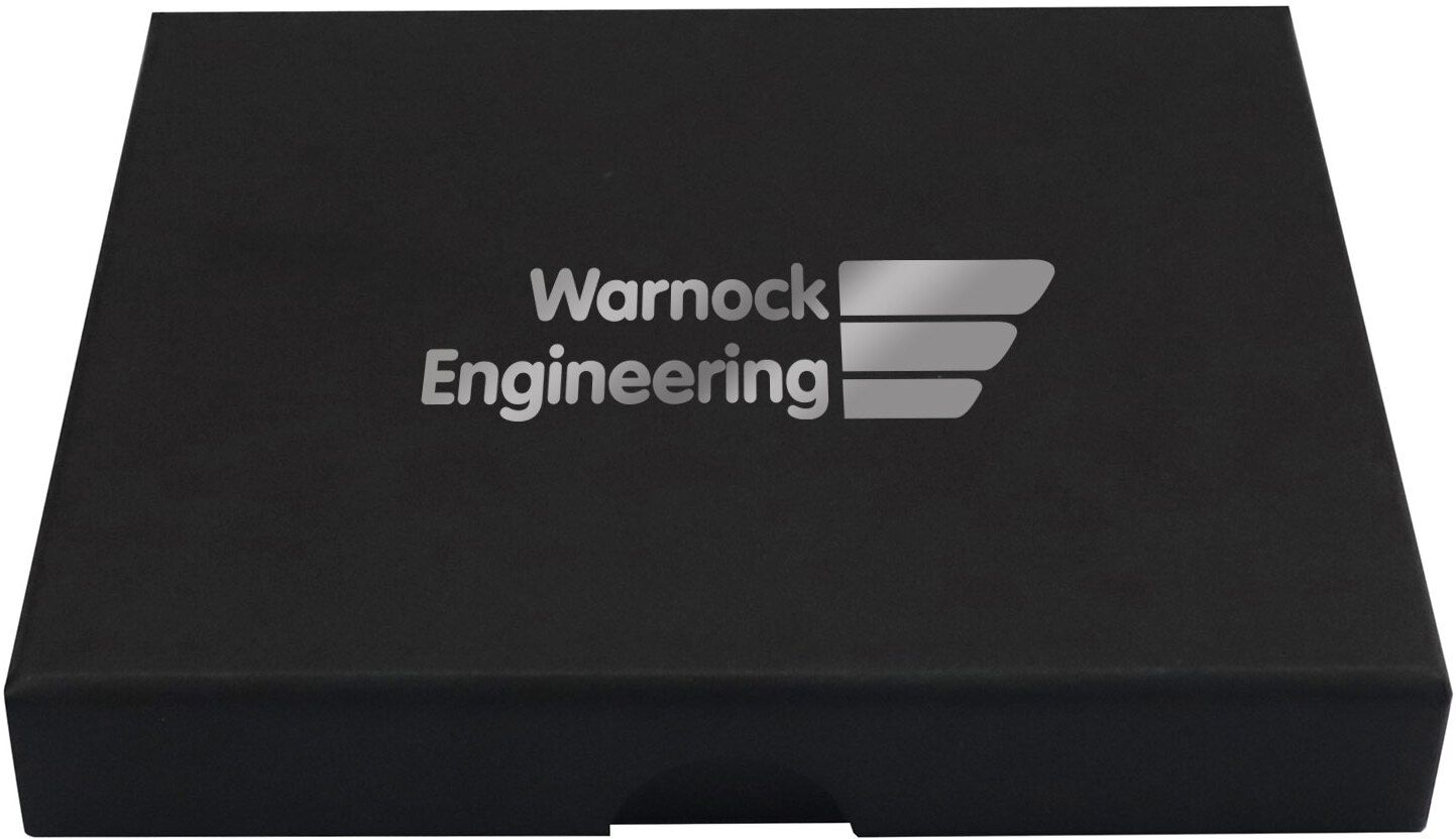 DUAL LEATHERETTE KEYCHAIN GIFT SET 8