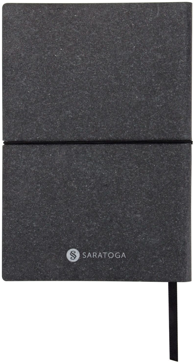 SARATOGA RECYCLED LEATHER JOURNAL W STONE PAPER 12