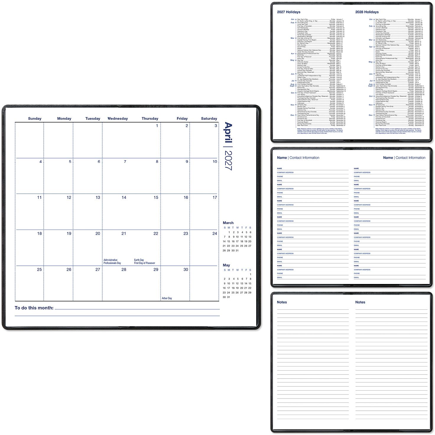 TUSCANY CLASSIC MONTHLY POCKET CALENDAR 8
