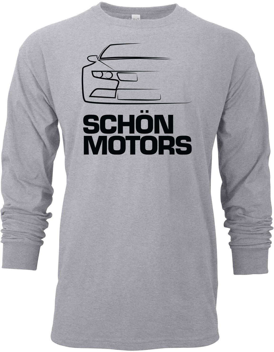 M&O UNISEX GOLD SOFT LONG SLEEVE T-SHIRT SCREENED 10