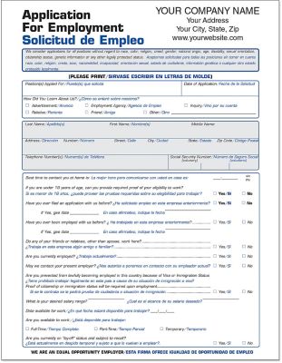 Employment Application (Biling) Imp