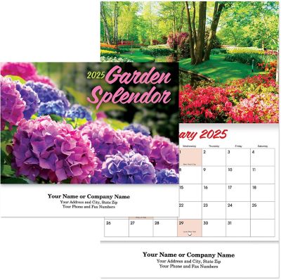 Promotional Wall Calendars: Garden Splendor Stapled Wall Calendar