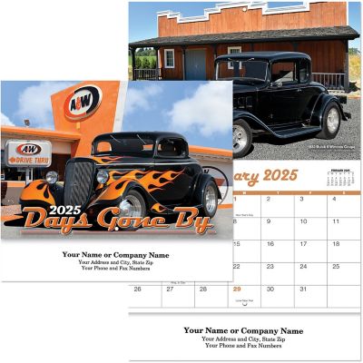 Promotional Wall Calendars: Days Gone By Stapled Wall Calendar