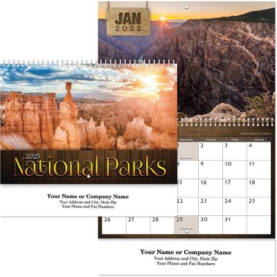 Promotional Wall Calendars: National Parks Spiral Wall Calendar