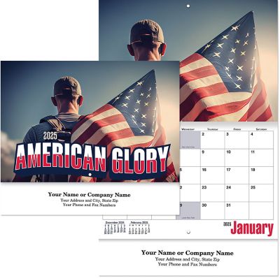 Promotional Wall Calendars: American Glory Stapled Wall Calendar
