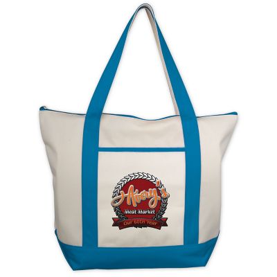 Bags / Briefcase: Classic Zippered Tote - Embroidered