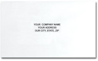 6 1/4" Self Addressed Envelope