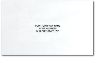 6 3/4" Self Addressed Envelope
