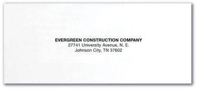 #9 Self Addressed Envelope