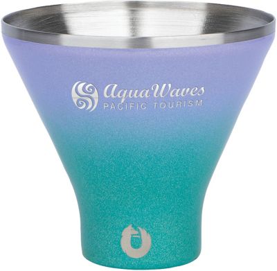 SnowfoxÂ® Shimmer Finish Insulated Martini Cup 8 Oz