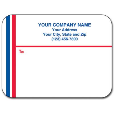 Matte Mail Labels 1 Up Flat | Amsterdam Printing