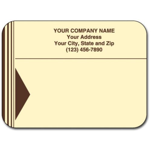 Matte Mail Labels 1 Up Flat