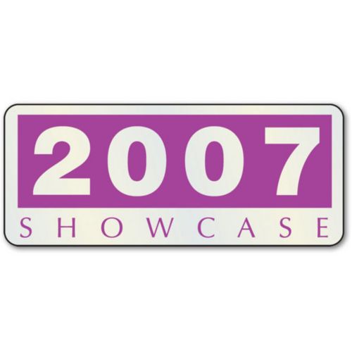 Transparent Adv Labels 3 x 1.25