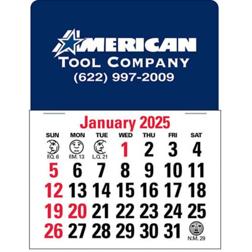 Traditional Press-N-Stick Calendar