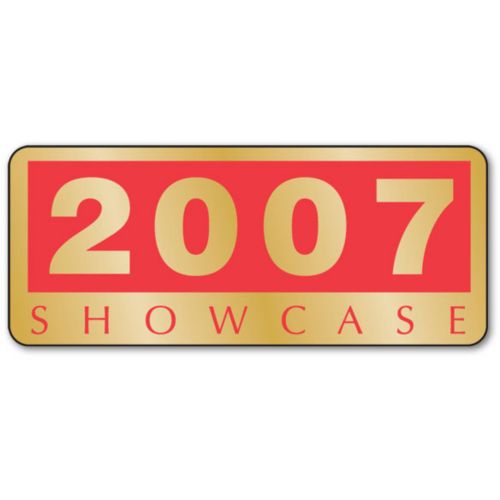 Professional Advertising Label Gold