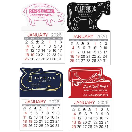 Die-Cut Value Stick Calendar
