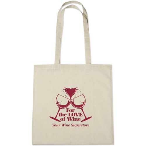 100% Cotton Tote Screen Printed