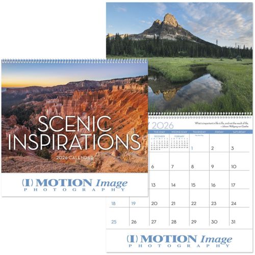Scenic Inspirations Spiral Wall Calendar