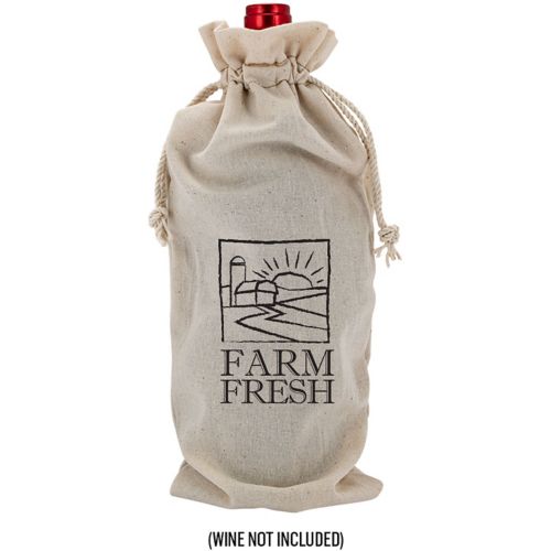 Linen Wine Gift Bag