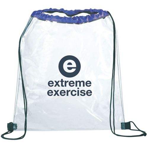 Rally Clear Drawstring Bag