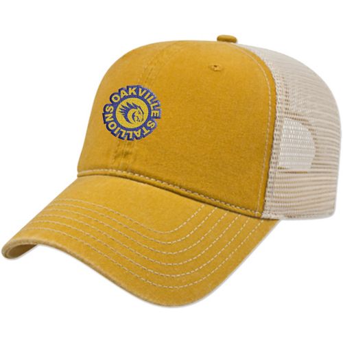 Washed Pigment Dyed With Washed Trucker Mesh Cap