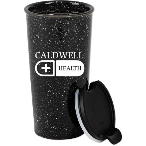 Perka® Salento Double Wall Ceramic Tumbler 14 oz