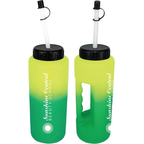 Mood Grip Bottle With Flexible Straw 32 oz