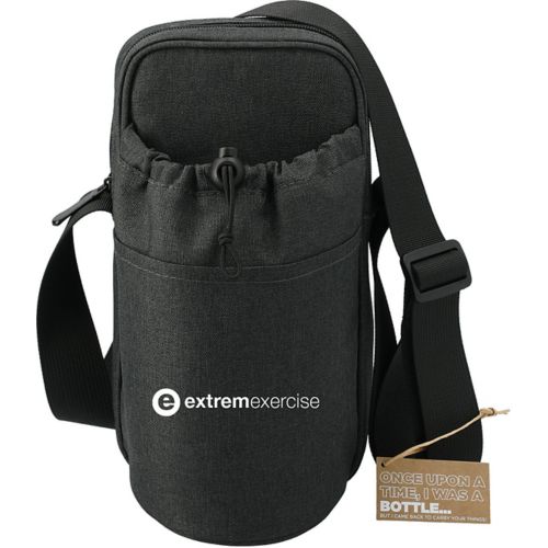 Traver rPET Adjustable Bottle Sling Cooler W/Pouch