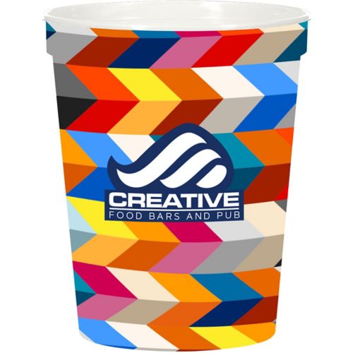 Full Color Big Game Stadium Cup 16 oz