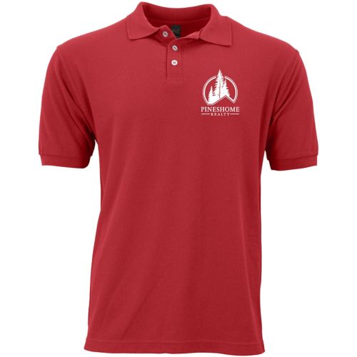 M&O Mens Soft Touch Polo Screened