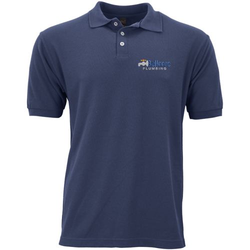 M&O Mens Soft Polo Embroidered