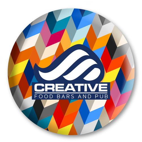 Full Color Matte Finish 3" Round Button