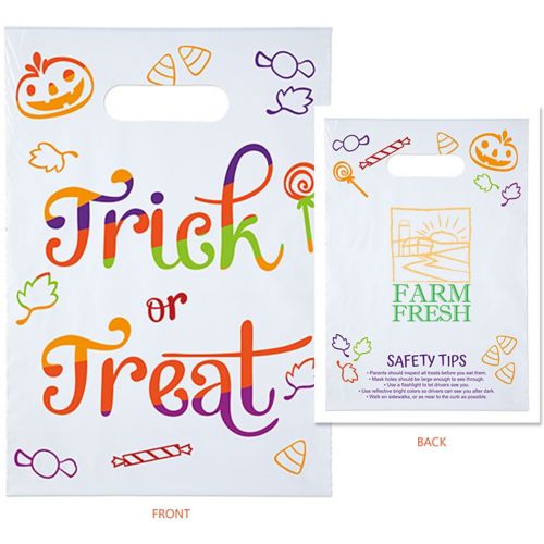 Full Color Trick Or Treat Theme Candy Bag