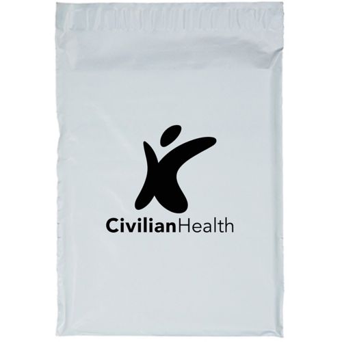 Plastic Mailer Pouch 9 1/2" x 12", 2" Lip