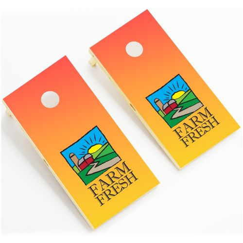 Premium 2X4 Custom Printed Cornhole Set