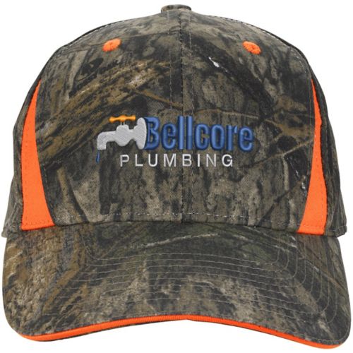 Camo Cap With Blaze Inserts