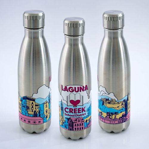 Full Color Saratoga Voyager Stainless Bottle 17 oz