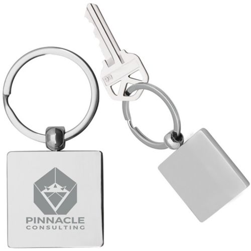 Prime Line Square Metal Key Chain