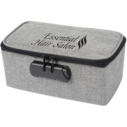 Heathered Stash Bag With Lock