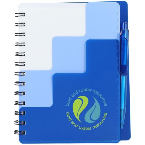 5" x 7" Recycled Pace Spiral Notebook W Pen