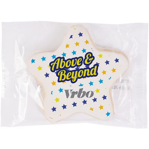 Full Color Custom Printed Cookie Star
