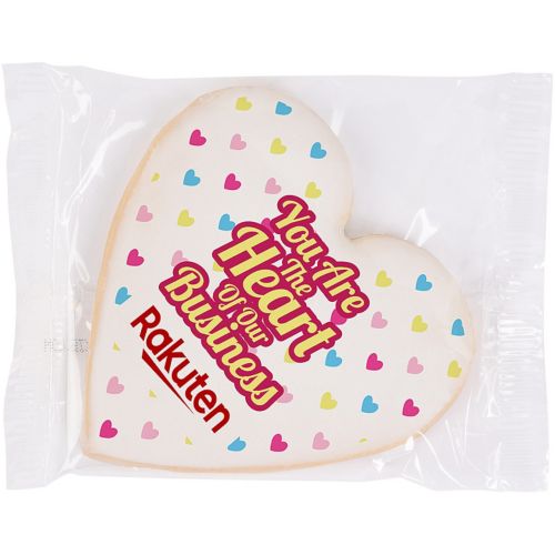 Full Color Custom Printed Cookie Heart